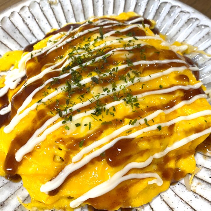 簡単!ヘルシー!とろとろ卵のオムもやし
